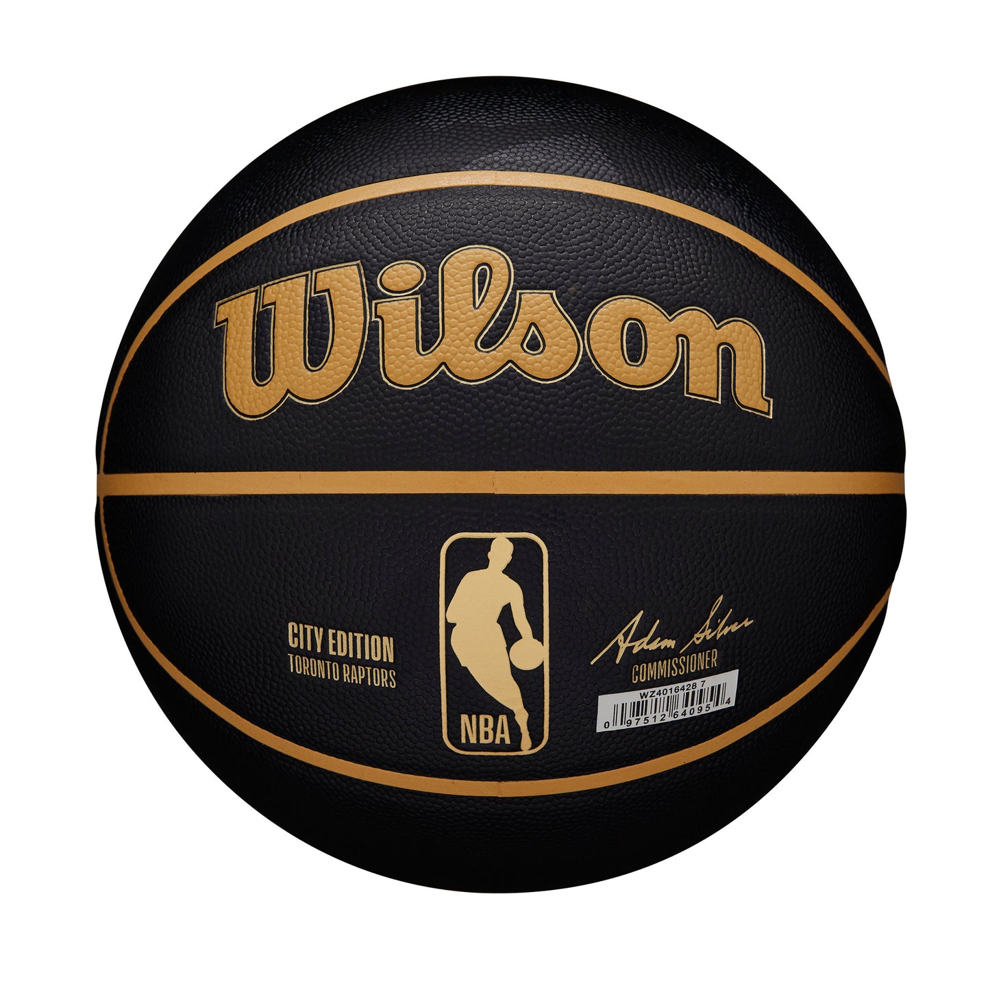 Wilson NBA TEAM CITY COLLECTOR BASKETBALL TORONTO RAPTORS Black WZ4016428XB