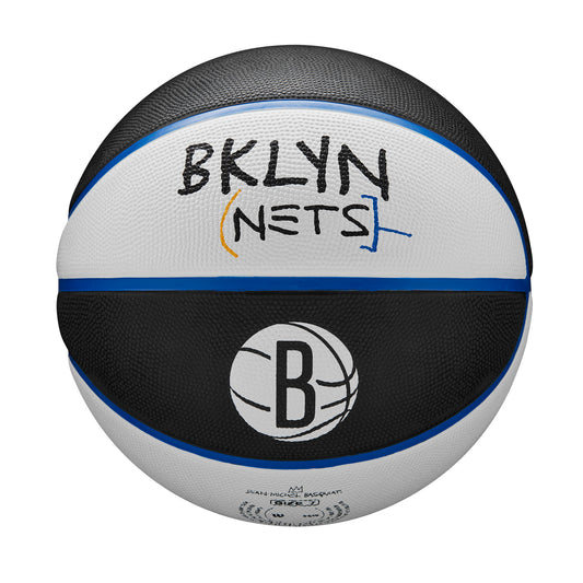 Wilson NBA TEAM CITY EDITION BASKETBALL BROOKLYN NETS Black/White WZ4016503XB