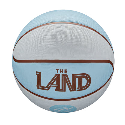 Wilson NBA TEAM CITY EDITION BASKETBALL CLEVELAND CAVALIERS White/Light Blue WZ4016506XB