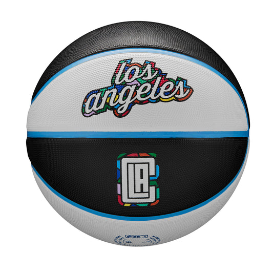 Wilson NBA TEAM CITY EDITION BASKETBALL LOS ANGELES CLIPPERS Black/White WZ4016513XB