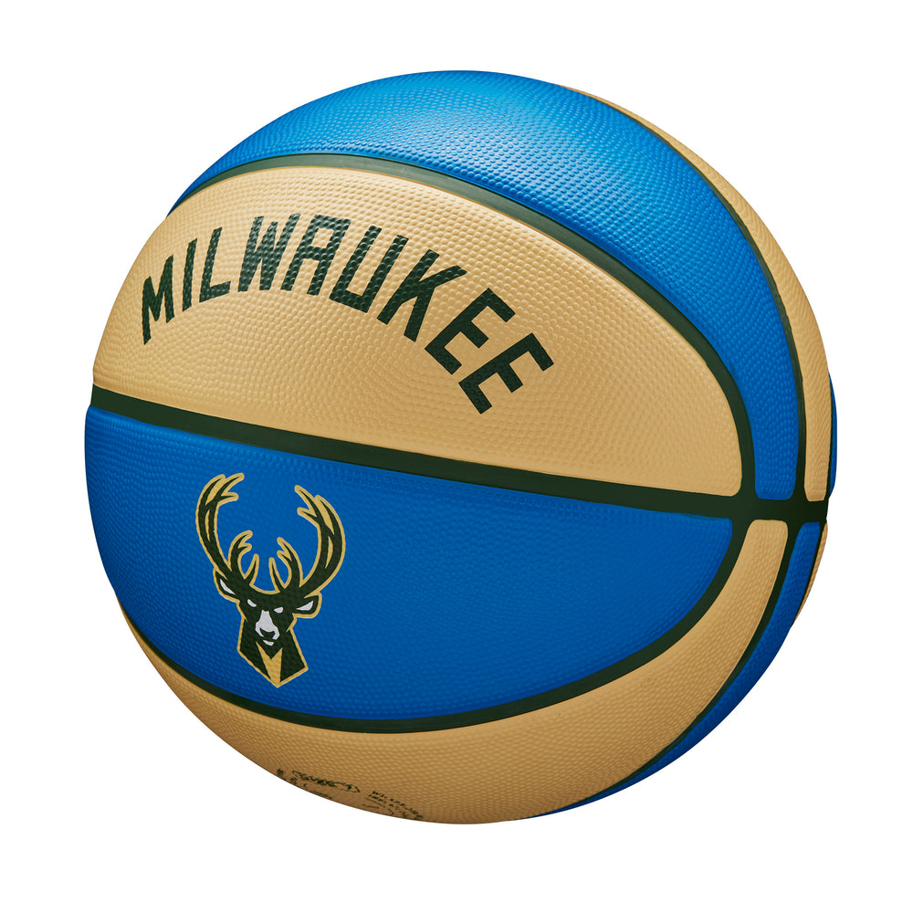 NBA TEAM CITY EDITION BASKETBALL - MILWAUKEE BUCKS - WilsonME