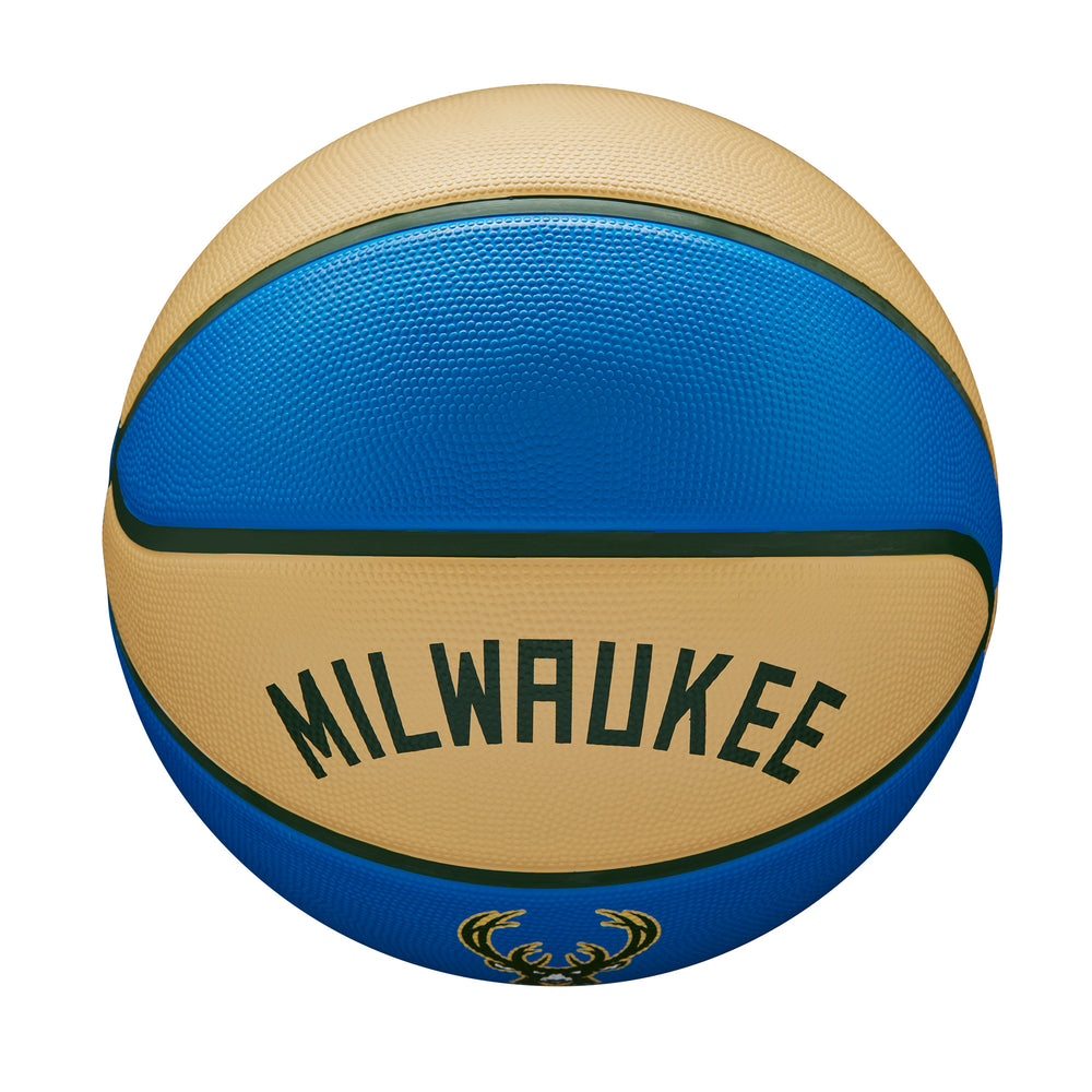 NBA TEAM CITY EDITION BASKETBALL - MILWAUKEE BUCKS - WilsonME